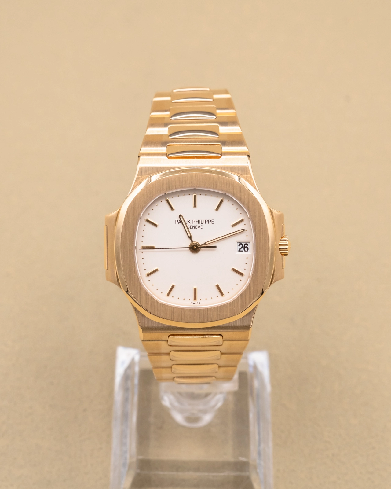 2008 Patek Philippe White Dial Papers 3800/1J-001