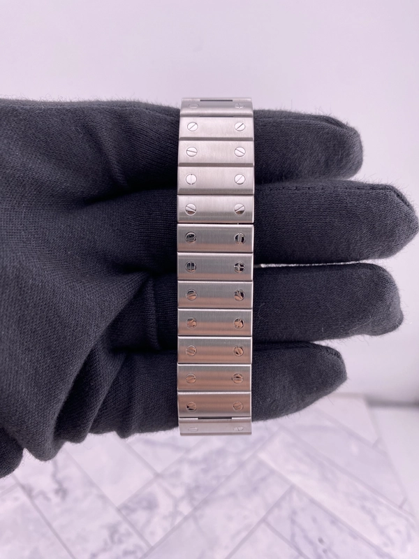 Cartier Santos Silver Dial Ref. 2823 view 3