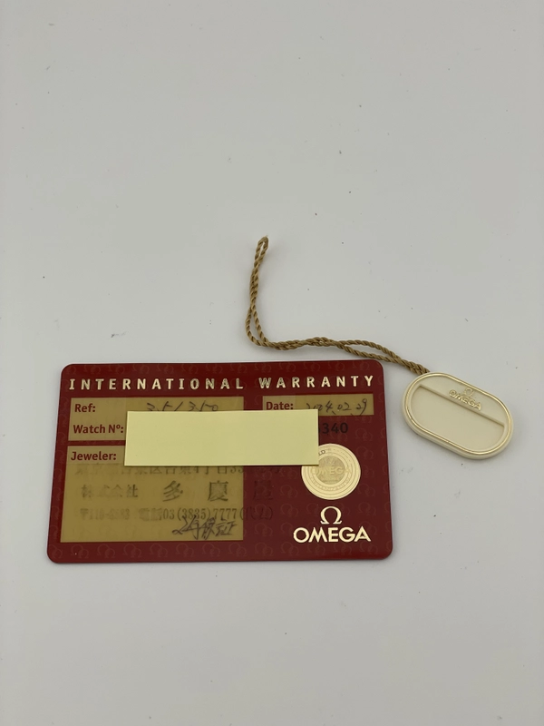 Omega Speedmaster Black Dial on Stainless Steel Bracelet Ref. 3513.50 Card 2004 view 8
