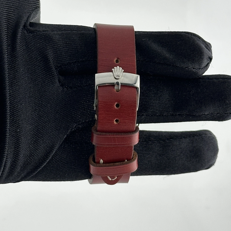 Rolex Datejust Turn-o-Graph Champagne Stick Dial on Generic Leather Og Buckle Ref. 6609 1958 view 3