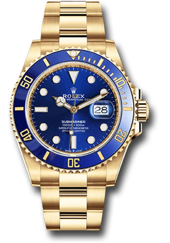 Rolex Submariner Blue Dial on Oyster Ref. 126618LB Card 2023