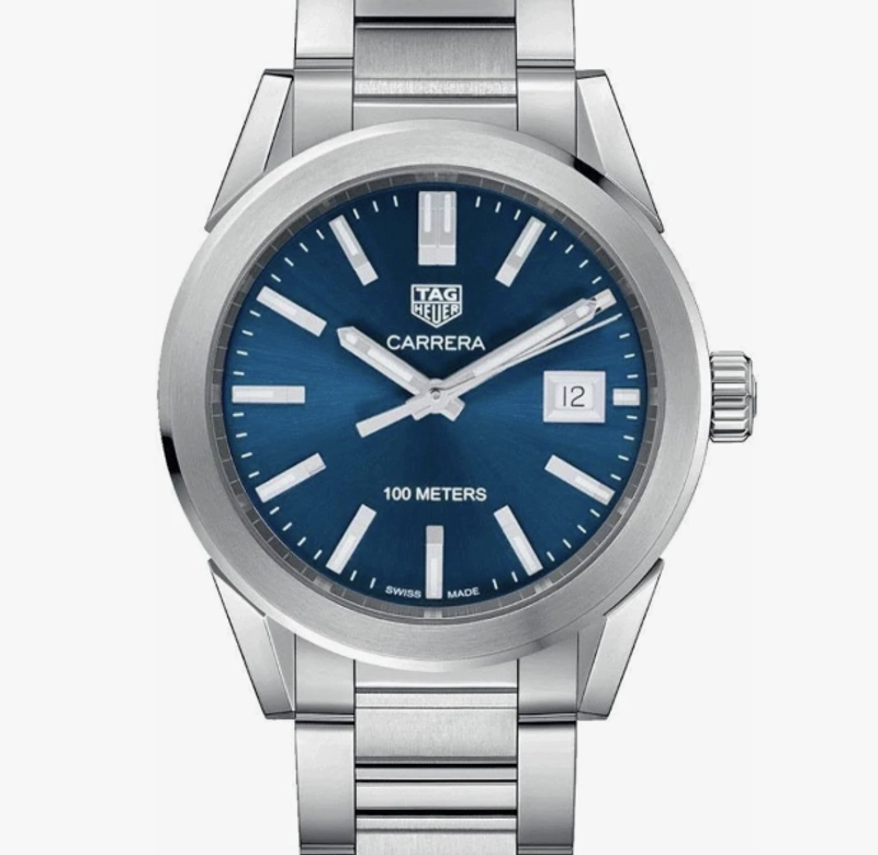 Tag Heuer Carrera Automatic Blue Dial on Stainless Steel Ref. WBG1310.BA0758 Complete 2019
