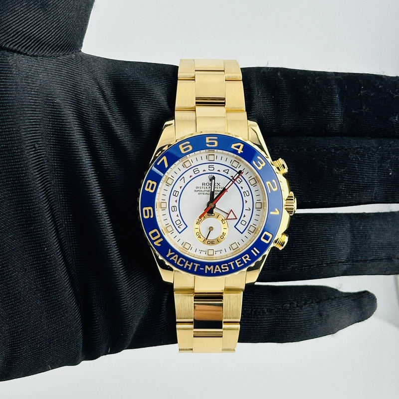 Rolex Yacht-Master II White Dial on Oyster Ref. 116688 Card 2015 view 2