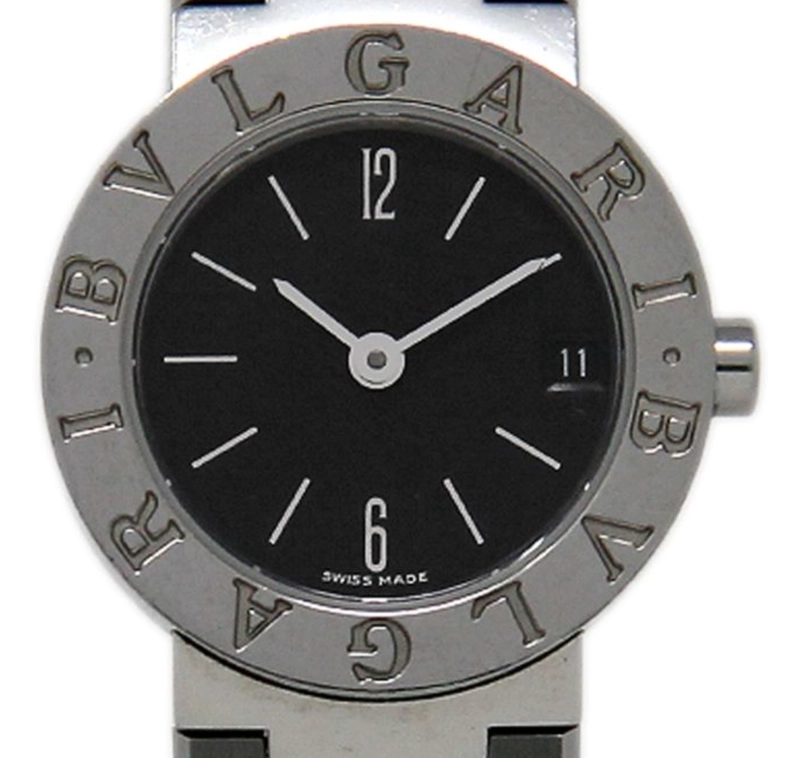 Bvlgari Bvlgari Black Dial on Stainless Steel Bracelet Ref. BB23SS