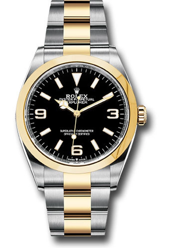Rolex Explorer I Black Dial on Oyster Ref. 124273 Card 2022