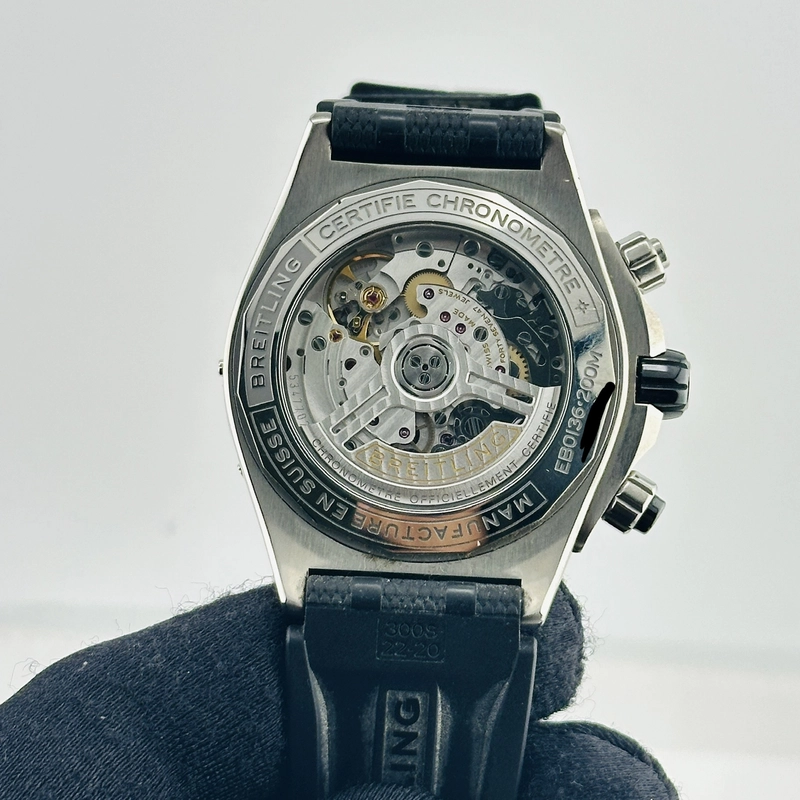 Breitling Super Chronomat B01 Anthracite Dial on Rubber Strap Ref. EB0136251M1S1 Card 2025 view 4