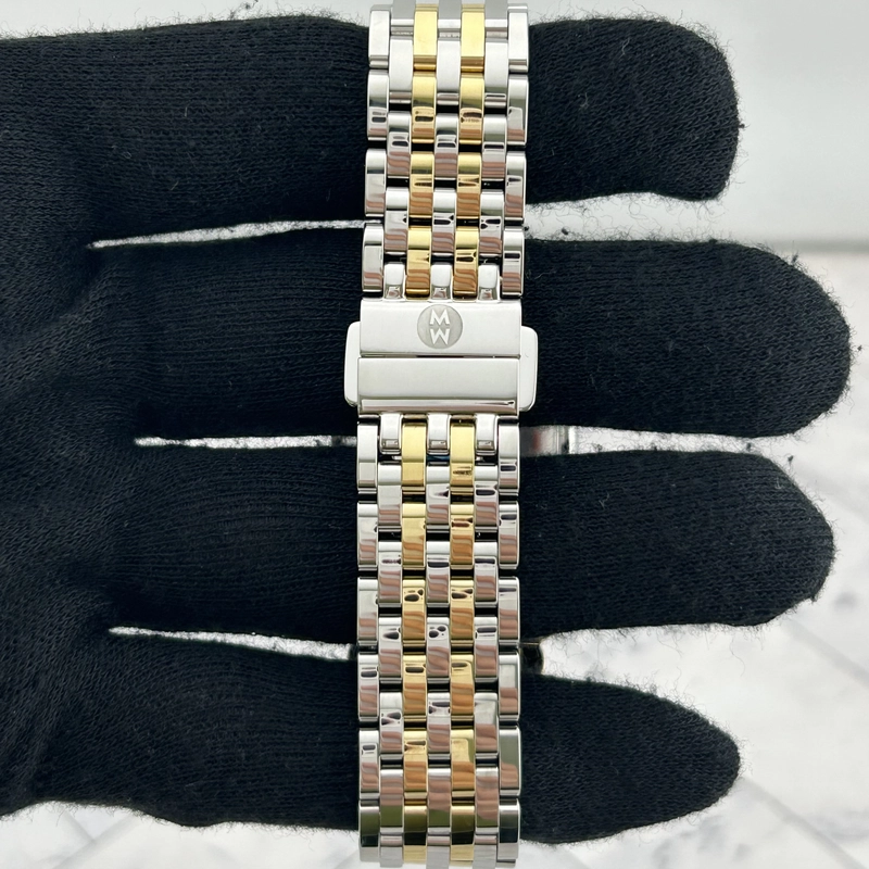 Michele Deco Madison Silver Set With Diamonds Dial Ref. MWW06G000013 Card Open Date view 4