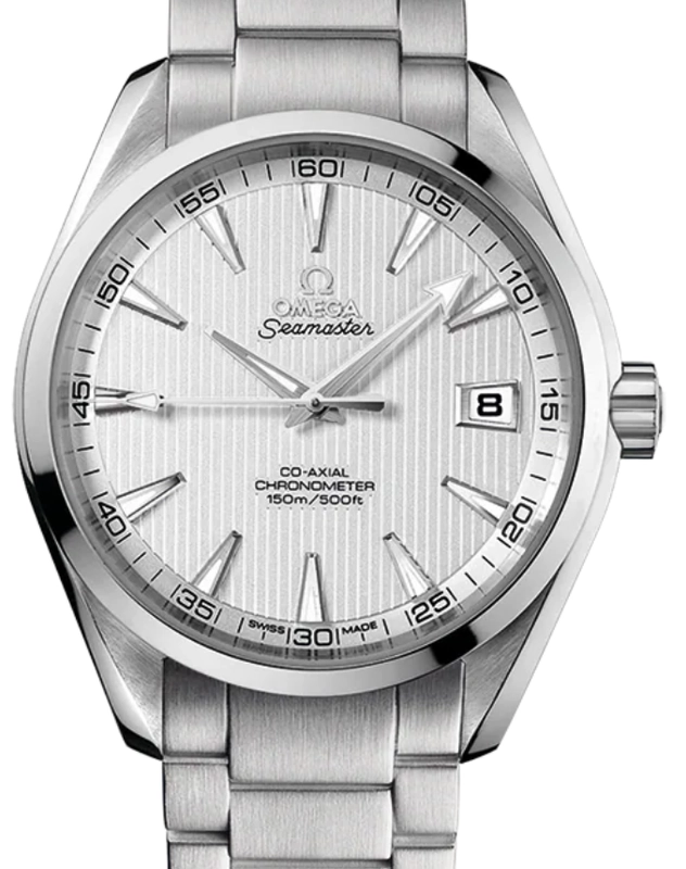 Omega Seamaster Aqua Terra 150m White Dial on Stainless Steel Bracelet Ref. 231.10.42.21.02.001 Card 2008