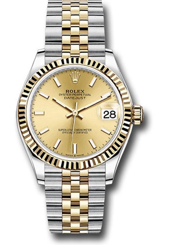 Rolex Datejust Champagne Index Dial on D Link Jubilee Bracelet Ref. 278273 Complete 2026