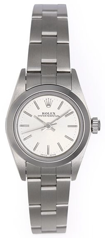 Rolex Oyster Perpetual Silver Dial on Oyster Ref. 67180 Papers 1996