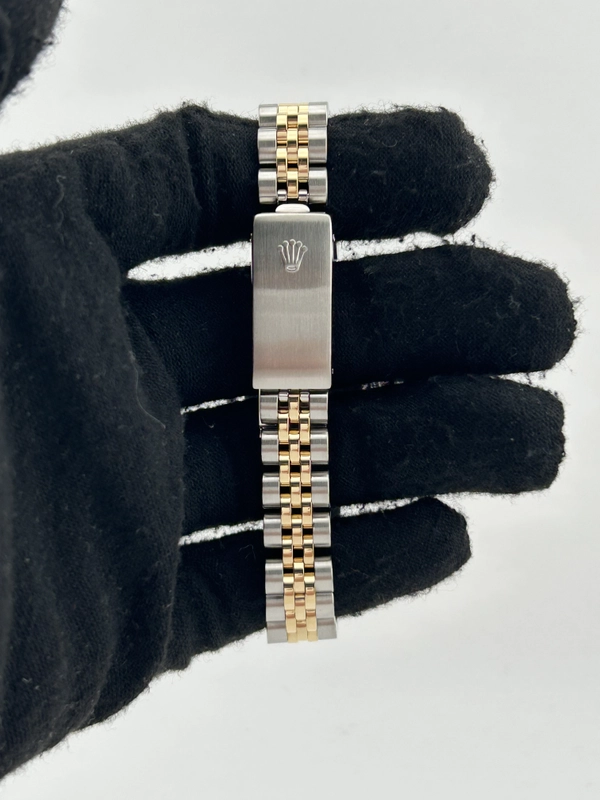 Rolex Datejust Lady Champagne Stick Dial on Jubilee Ref. 69173 1991 view 4