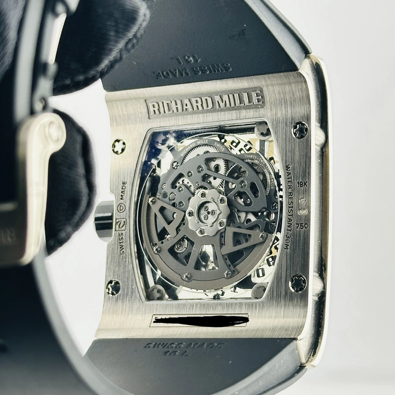 Richard Mille Extra Flat Openwork Dial on Rubber Band Ref. RM016/MON-00445 Papers 2021 view 7