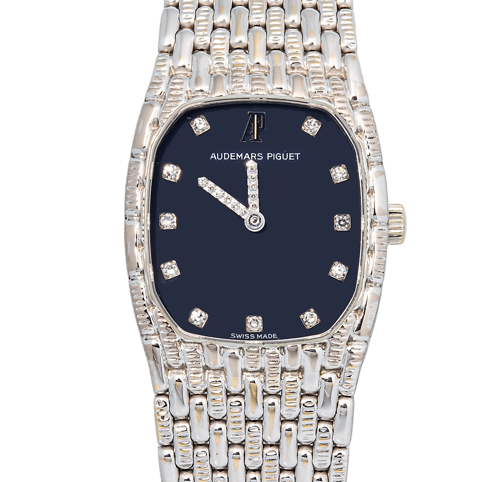 Audemars Piguet Mini Cobra 4126BC Bracelet 18K White Gold Blue Manual Winding 22MM — image 2