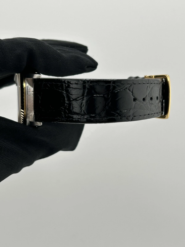 Rolex Datejust 36 Champagne Diamond Dial on Generic Black Leather Strap Ref. 16233 1989 view 5