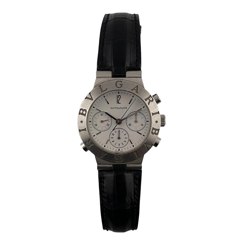 Bvlgari Rattrapante Factory Dial on Leather Ref. CH40PL