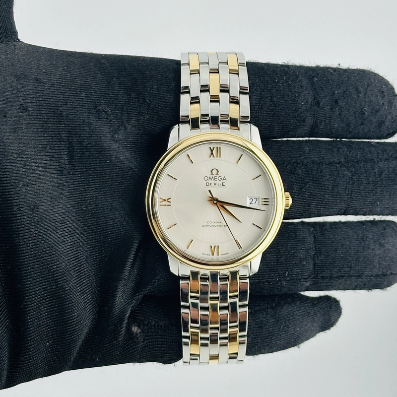 Omega De Ville Silver Dial Ref. 424.20.37.20.02.001 Card Open Date view 2