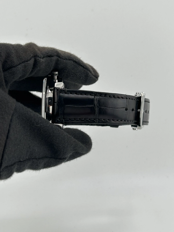 Zenith El Primero Chronomaster Black Dial on Black Leather Band Ref. 03.2080.4061/21.C496 Manuals Only and Box view 5