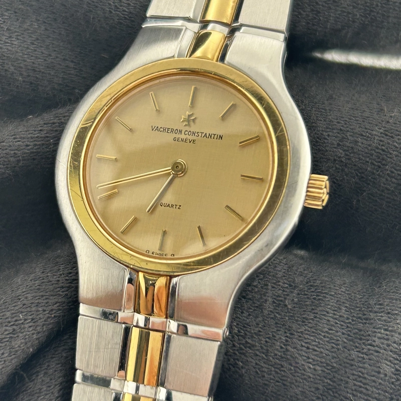 Vacheron Constantin Phidias Gold Dial on 2 Tone Ref. 61010/967.11 Papers 1991 view 2