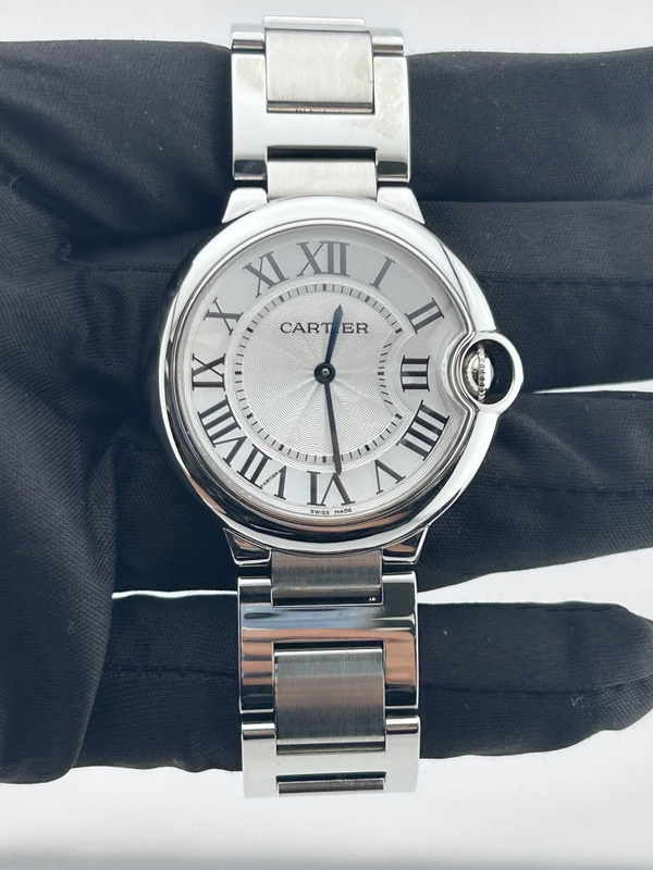 Cartier Ballon Bleu Silver Dial on Steel Ref. W69011Z4 Card 2014 view 2