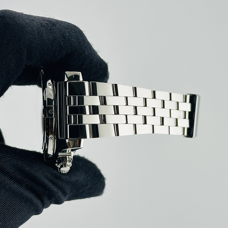 Breitling Chronomat 44 Airbourne Mother Of Pearl Dial on Stainless Steel Bracelet Ref. AB01152A/A813 Card 2020 view 6