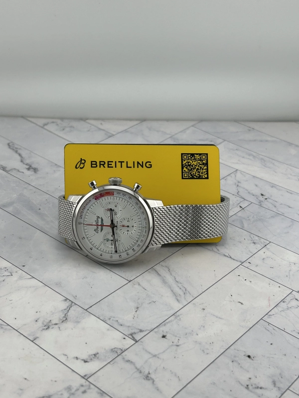 Breitling Top Time White Dial on Mesh Steel Ref. AB0176 Card 2026 view 7