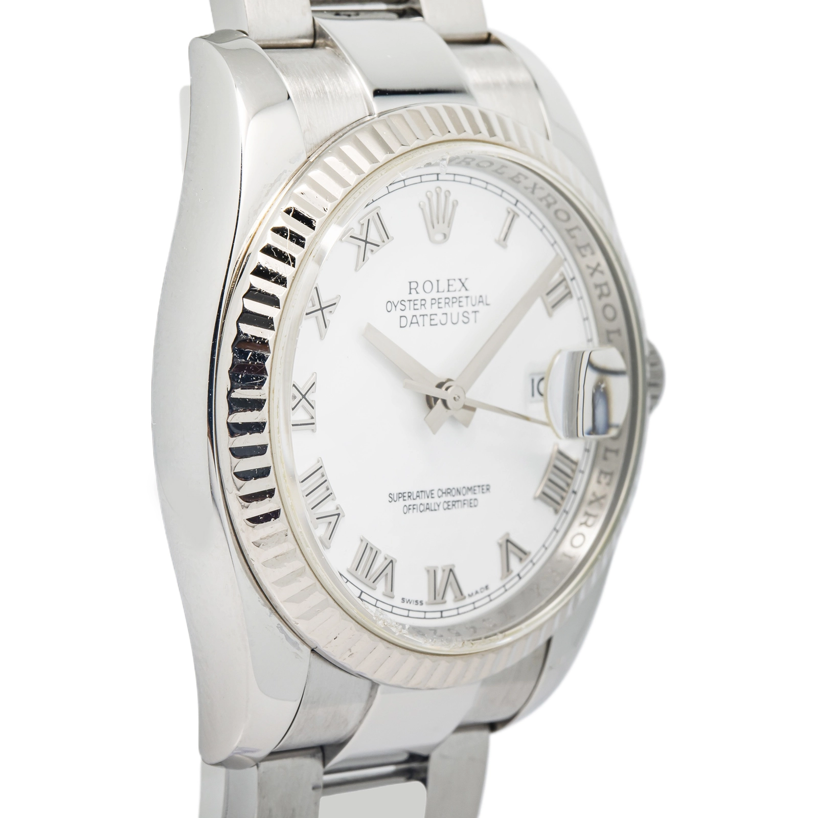 Rolex Datejust 116234 Oyster Stainless Steel White Dial Automatic 37MM — image 4