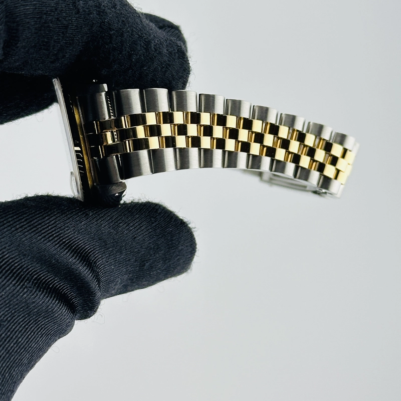 Rolex Datejust Am White Mop Diamond Dial on D Link Jubilee Bracelet Ref. 68273 Papers 1993 view 4