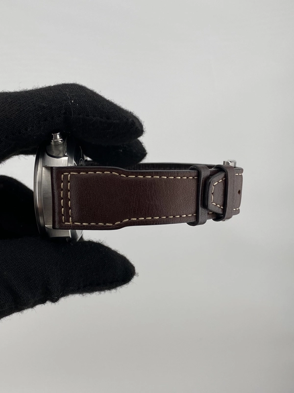 Iwc Pilot's Watch Chronograph Edition Racing Green Dial on Leather Ref. IW377726 Complete 2019 view 4