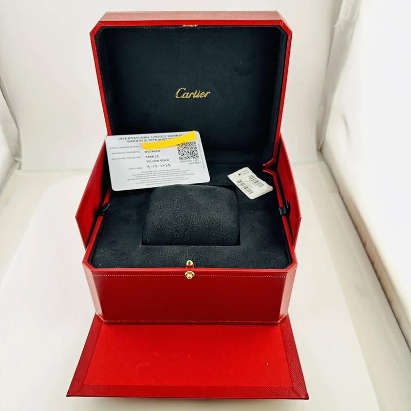Cartier Tank Louis Mini Silver Roman Numerals Dial on Leather Band Ref. 4567 / WGTA0352 Complete 2025 view 7