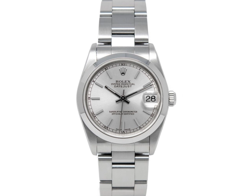 Rolex Datejust Silver Dial on Oyster Ref. 78240 Papers 2001