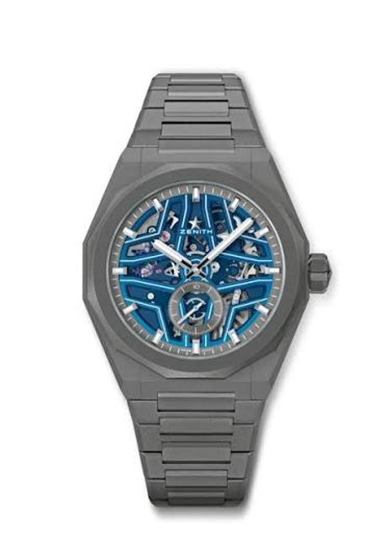 Zenith Defy Skyline Skeleton Blue Skeleton Dial on Titanium Bracelet Ref. 97.9300.3620/79.I001 Complete 2023