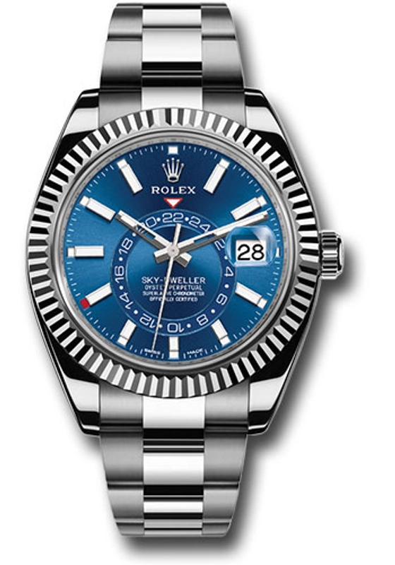 Rolex Sky Dweller Blue Dial on Oyster Ref. 326934 Card 2021