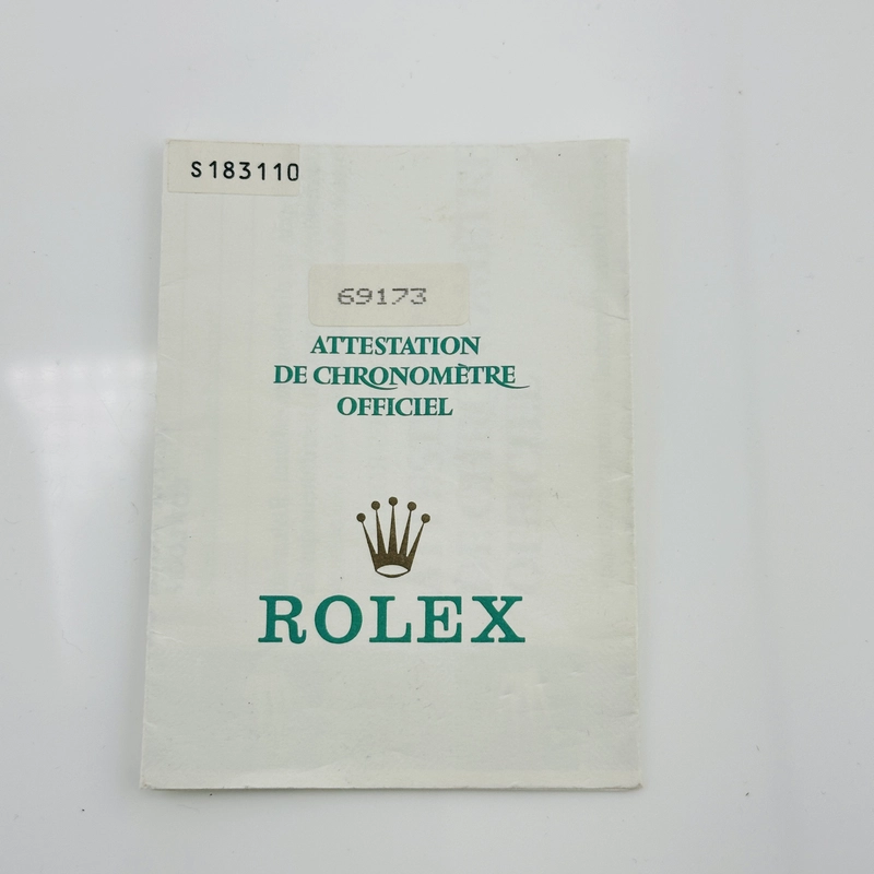 Rolex Datejust Lady Champagne Stick / Has Spots Dial on D Link Jubilee Bracelet Ref. 69173 Papers 1994 view 7