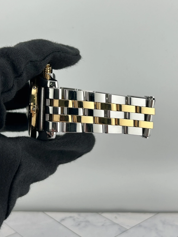 Breitling Chronomat Black Roman Dial on Stainless Steel/Rose Gold Ref. CB0110 Card 2016 view 5