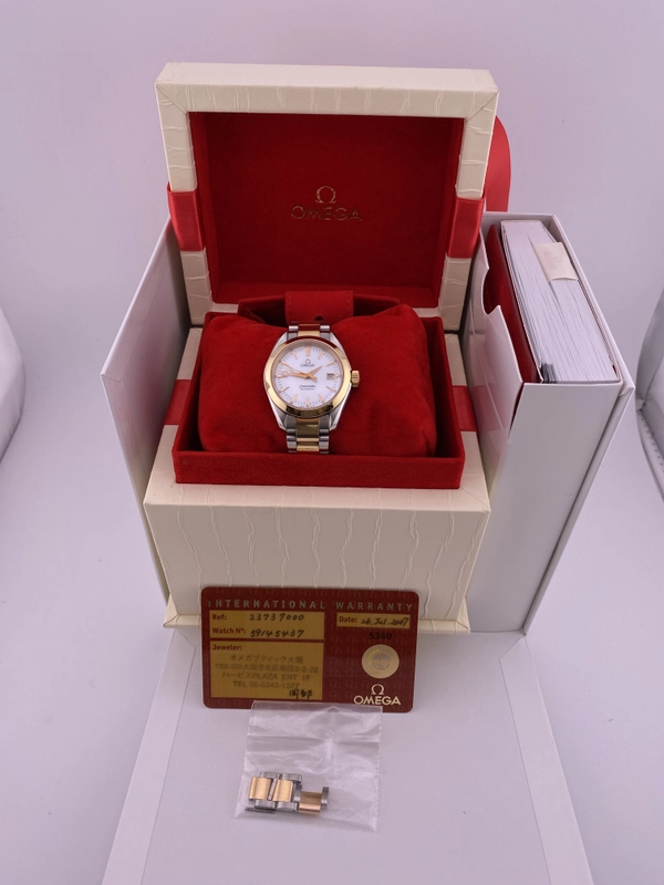 Omega Seamaster White Mop Dial on 2 Tone Ref. 2373.70 Complete 2007 view 7