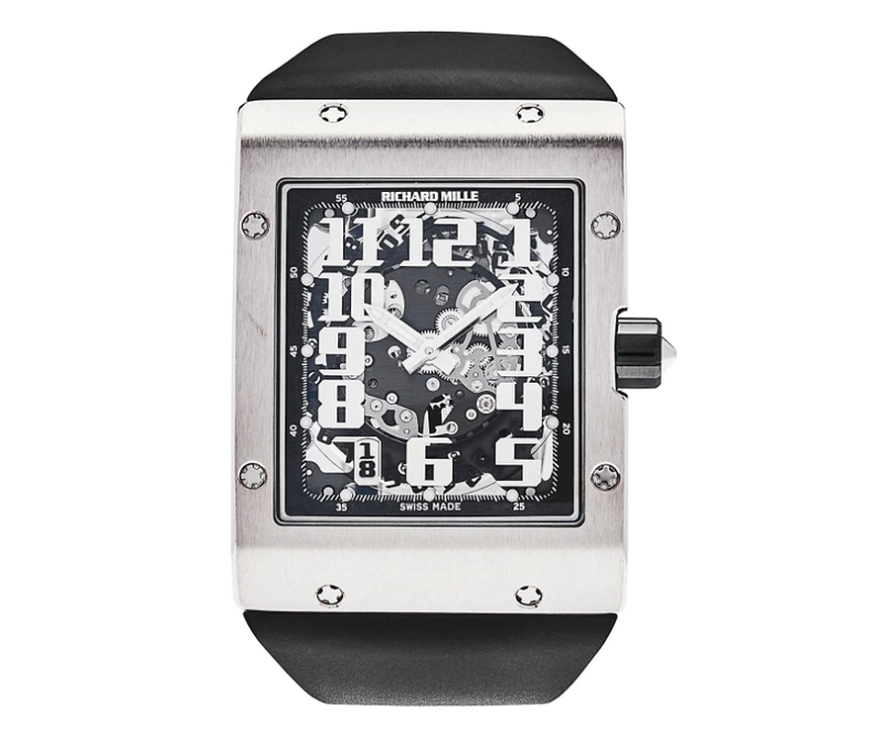 Richard Mille Extra Flat Openwork Dial on Rubber Band Ref. RM016/MON-00445 Papers 2021