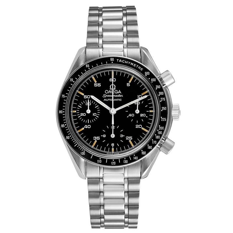 Omega Speedmaster Reduced Black Dial on Stainless Steel Bracelet Ref. 3510.50.00