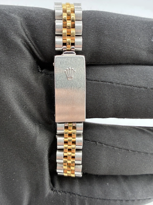 Rolex Oyster Perpetual Champagne Stick Dial on Jubilee Ref. 67193 1895 view 4