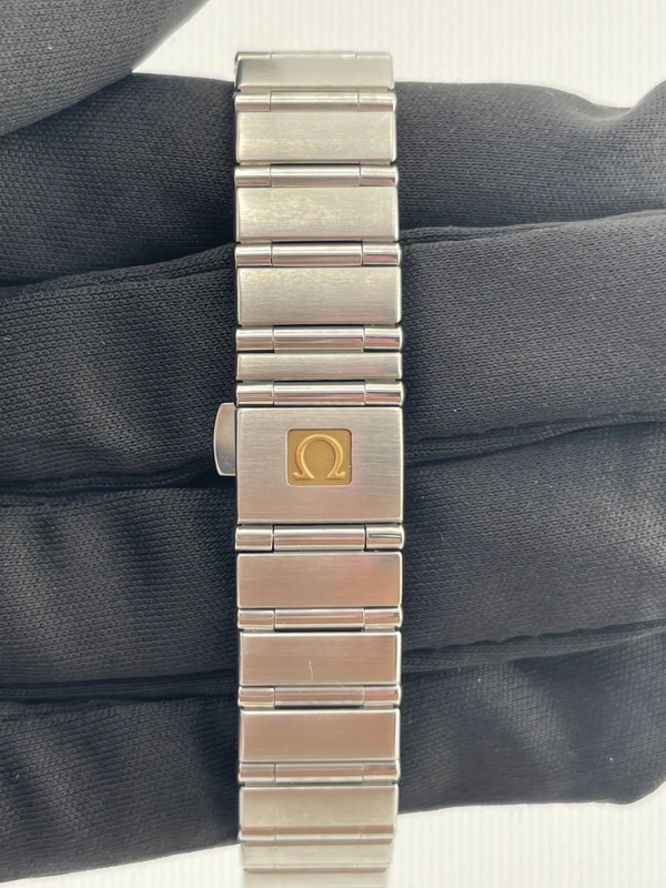 Omega Constellation Navy Gray Dial on Stainless Steel Bracelet Ref. 1562.40.00 Card Open Date view 5