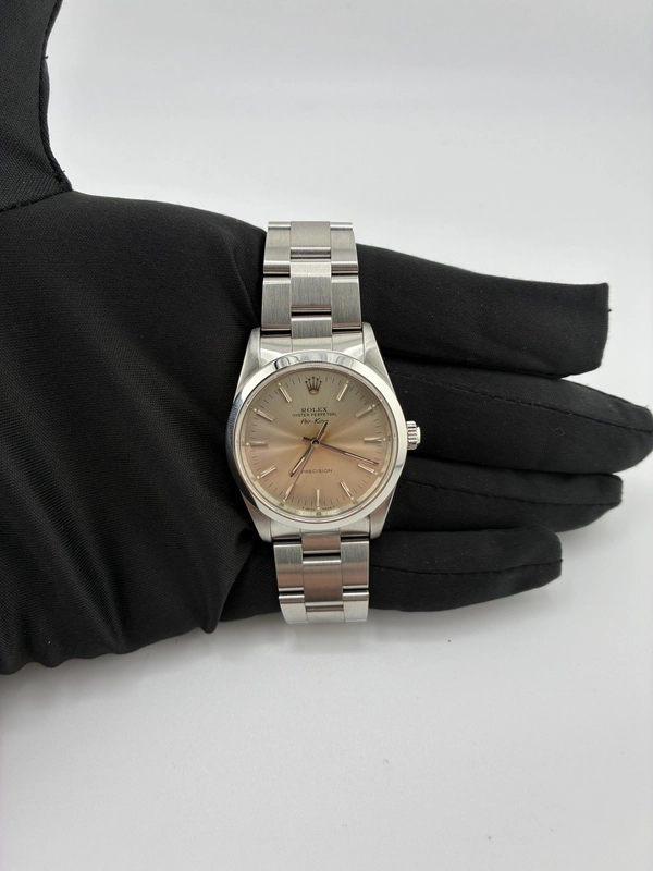 Rolex Air-King Silver Dial on Oyster Bracelet Ref. 14000 1991 view 3