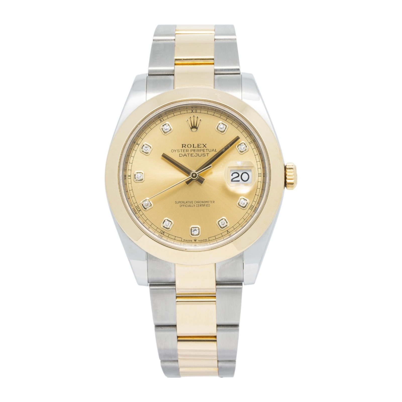 Rolex Datejust 126303 Oyster Stainless Steel Yellow Gold Index Automatic 41mm — image 1