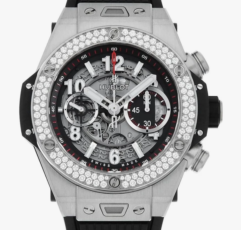 Hublot Big Bang Unico Black Skeleton Dial on Rubber Strap Ref. 411.NX.1170.RX.1104 Archives and Box 2019