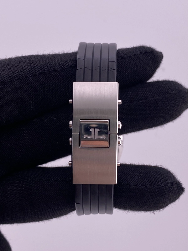 Jaeger Le Coultre Reverso Gran Sport Duetto White Dial on Rubber Strap Ref. 296.8.74/Q2968620 view 5