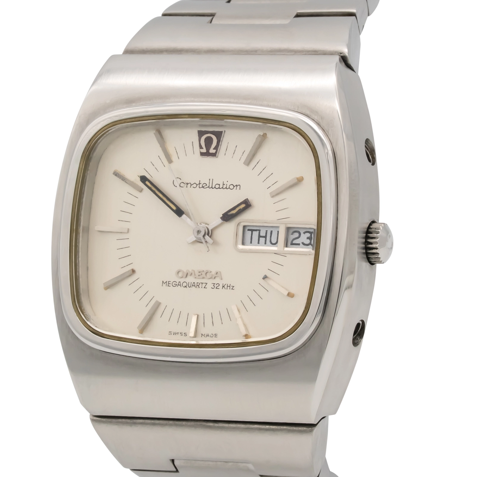 Omega Megaquartz Stainless Steel Day-Date 37mm — image 3