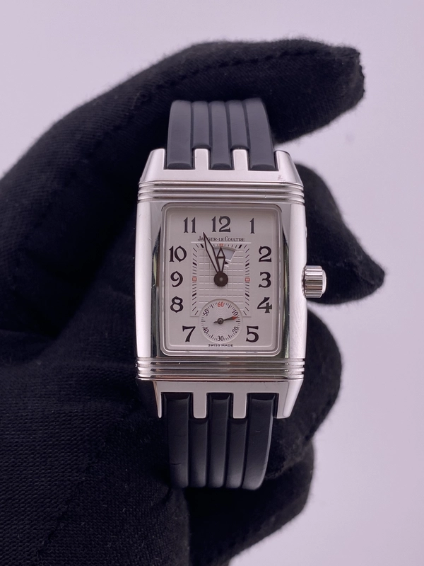 Jaeger Le Coultre Reverso Gran Sport Duetto White Dial on Rubber Strap Ref. 296.8.74/Q2968620 view 3
