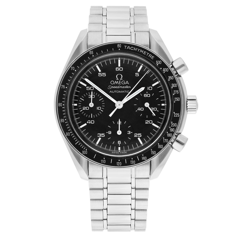 Omega Speedmaster Reduced Black Dial on Stainless Steel Bracelet Ref. 3510.50