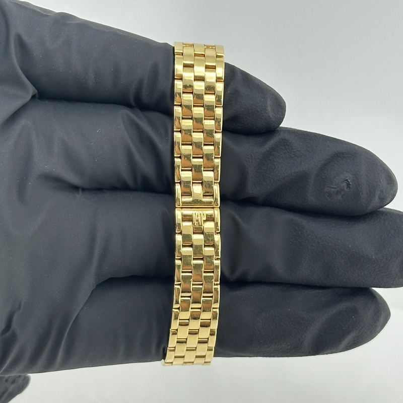 Audemars Piguet Carnegie White Dial on Gold Bracelet view 3