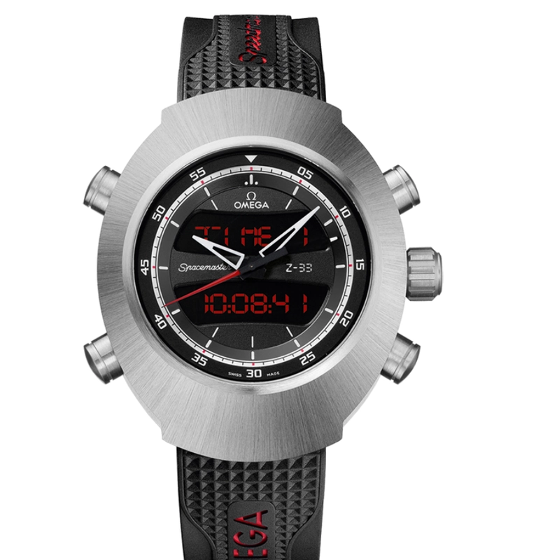 Omega Speedmaster Spacemaster Z‑33 Black Dial on Rubber Ref. 325.92.43.79.01.001 Complete 2026