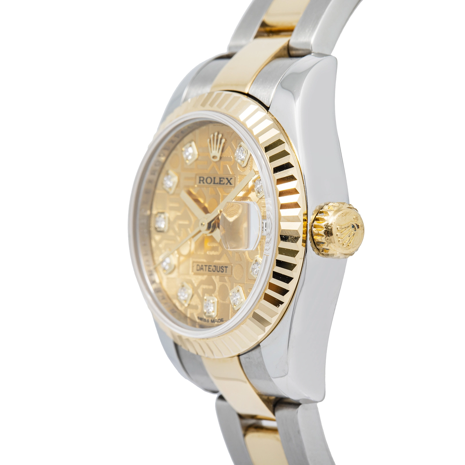 Rolex Datejust 179173 Oyster Yellow Gold Champagne Index Automatic 26mm — image 3