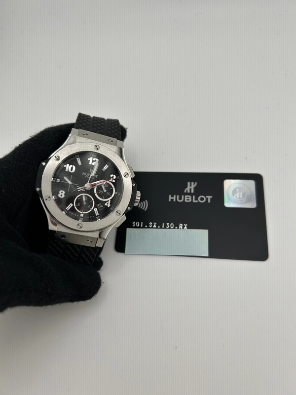 Hublot Big Bang Black Dial on Black Rubber Strap Ref. 301.SX.130.RX Card 2016 view 7